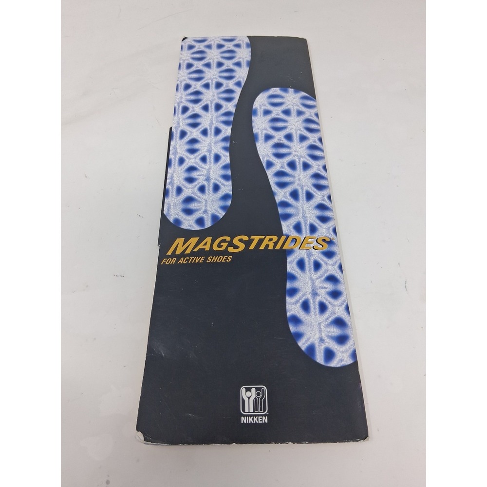 Nikken Magsteps magnetic insoles 2004 Size small For Active Shoes. Q